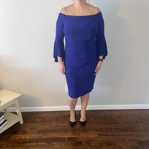 Ralph Lauren Off the Shoulder Sleeve Bell Dress